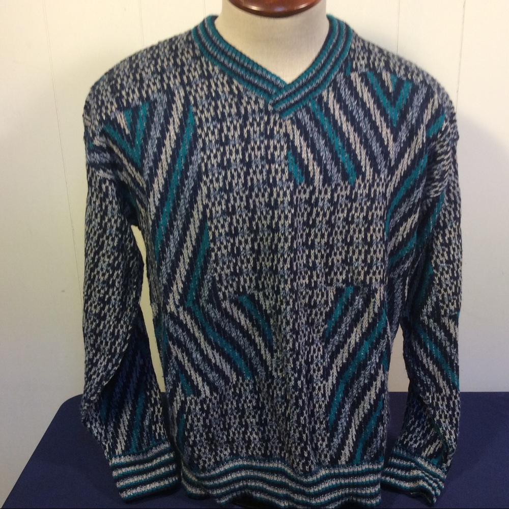 Vintage Bonjour mens sweater made in USA size XL